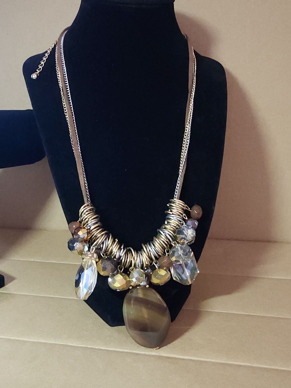 Lane Bryant Gold-Tone Statement Pendant Necklace